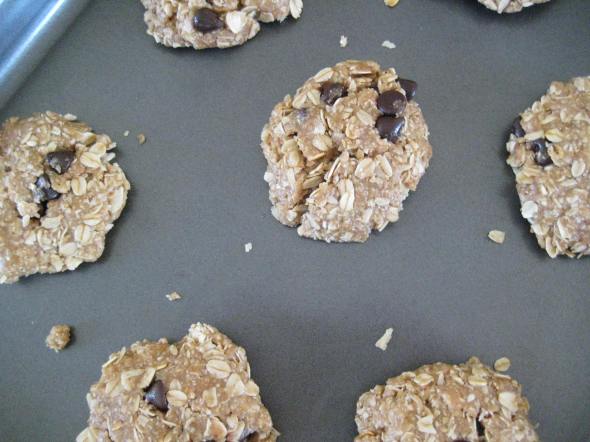 Unbaked Browned Butter Oatmeal Cookies
